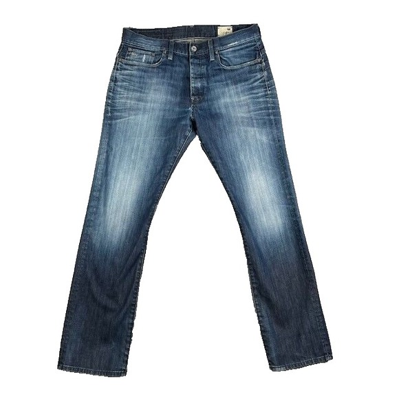 G-Star Raw Jeans Mens 36x34 Blue Whiskers Cowboy Normcore Calssiccore Western - Picture 1 of 13